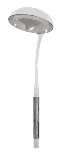 Louche à potage Conty nacré gris clair