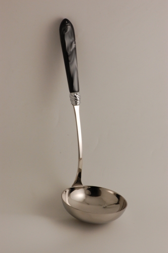 Louche à potage Diana nacré noir