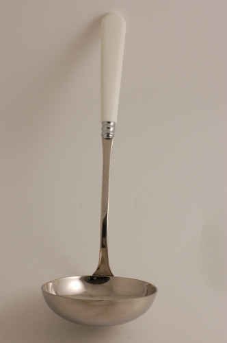 Louche à potage Newbridge blanc écume