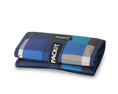 Lunch box réfrigérante grand modèle carré bleu - 4.7 L