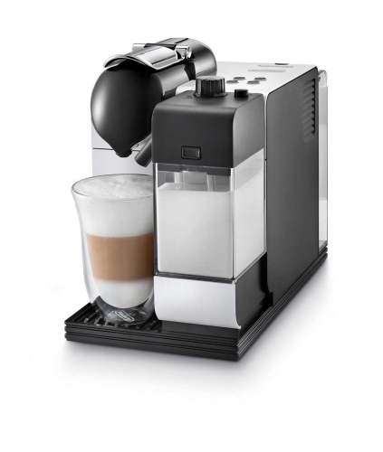 Machine à café à capsules Nespresso Delonghi Lattissima + Blanc soyeux