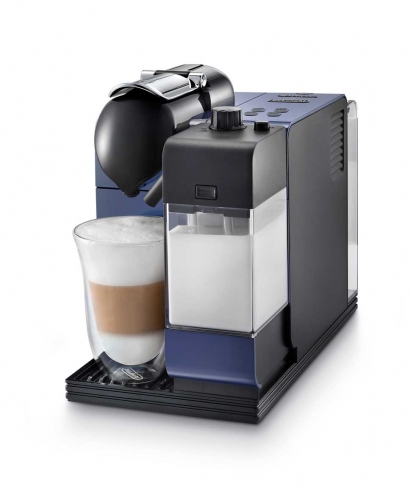 Machine à café à capsules Nespresso Delonghi Lattissima + Bleu nuit