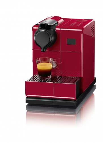 Machine à café à capsules Nespresso Delonghi Lattissima Touch rouge