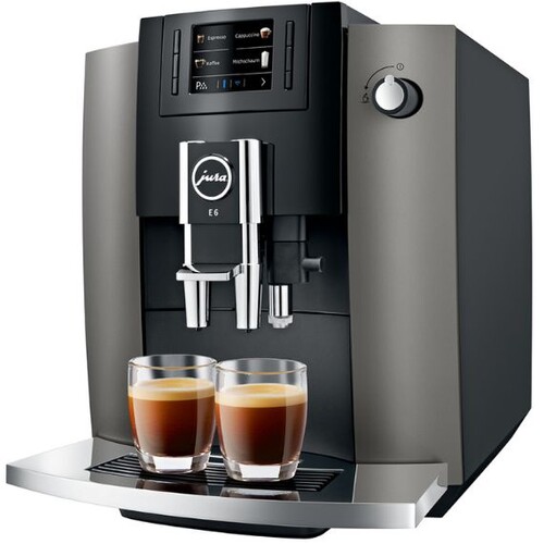 Machine à café automatique avec broyeur à grain E6 Platinum EC