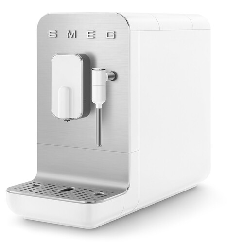 Machine &agrave; caf&eacute; avec broyeur int&eacute;gr&eacute; Ann&eacute;es 50 Blanc