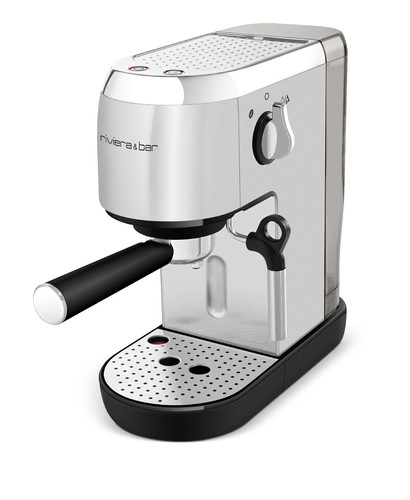 Machine à café expresso compacte inox manuelle