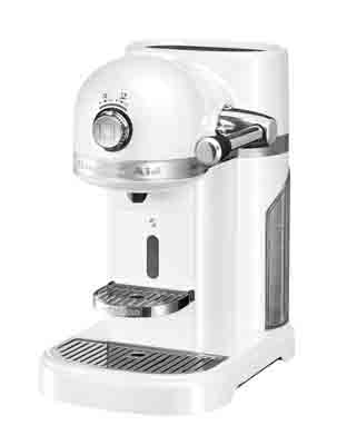 Machine à café Kitchenaid Nespresso blanc givré 5KES0503EFP/5