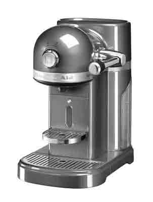 Machine à café Kitchenaid Nespresso gris étain 5KES0503EMS/5