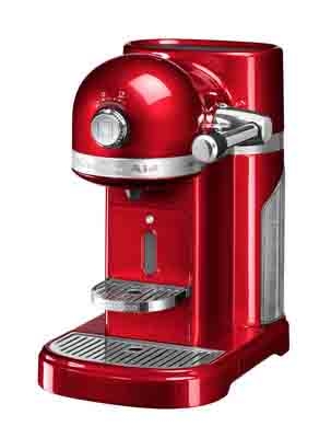 Machine à café Kitchenaid Nespresso rouge pomme d'amour 5KES0503ECA/5