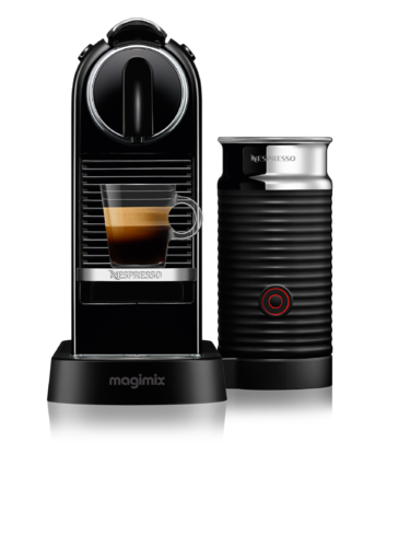 Machine à Capsules Nespresso Noire CITIZ & MILK