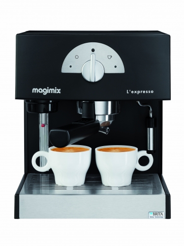 Machine Expresso noir Magimix pour café moulu & dosettes - 19 bars
