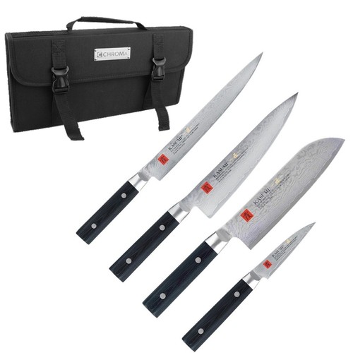 Mallette de départ avec 4 couteaux Kasumi Masterpiece - 5 pièces
