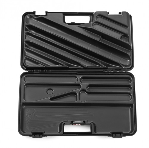 Mallette pâtisserie noire vide à code 24 pièces