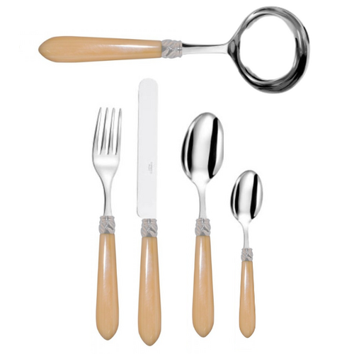 Ménagère de 49 pièces Diana sable sans écrin