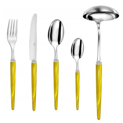 Ménagère de 49 pièces Tang citron sans écrin