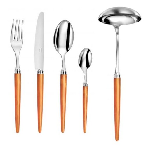 Ménagère de 49 pièces Tang orange sans écrin