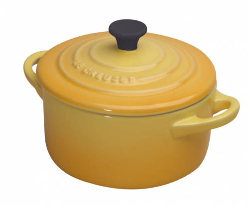 Mini cocotte céramique 10 cm Jaune