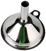 Mini entonnoir &oslash; 5,5xht6cm inox 18/8 poli