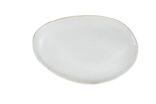 Mini plat ovale blanc Wabi