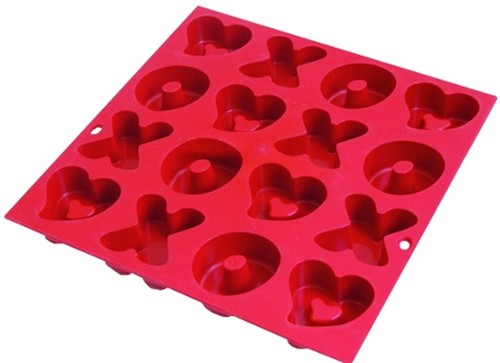 Moul'flex cour 21x21 cm 16 empreintes