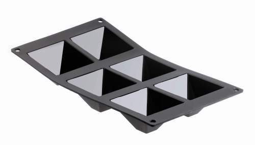 Moul'flex noir pyramides gd modele