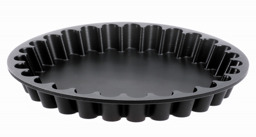 Moul flex - tourti&egrave;re ronde &oslash; 28 cm noir