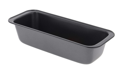 Moule &agrave; cake angle arrondi acier anti adh&eacute;sif longueur 26 cm