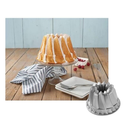 Moule &agrave; g&acirc;teaux Kougloff Bundt en fonte d\'aluminium Nordic Ware