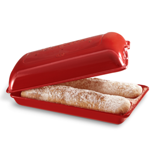 Moule Ciabatta en céramique39x23 cm Rouge Grand Cru