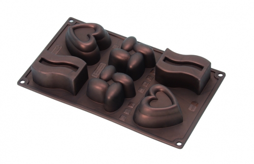 Moule Pavoflex "Contemporain" (6 empreintes)