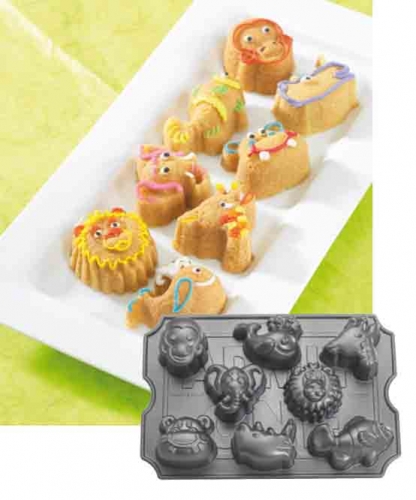 Moule ' Zoo' en fonte d'aluminium Nordic Ware