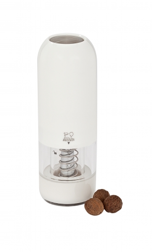 Moulin à muscade 17 cm électrique Alaska Blanc