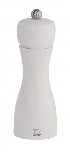 Moulin &agrave; poivre 15 cm Tahiti Blanc mat