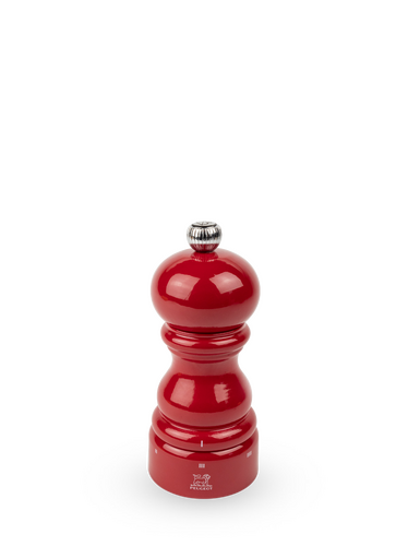 Moulin &agrave; poivre manuel en bois, u\'select laqu&eacute; rouge passion, 12 cm - 5in