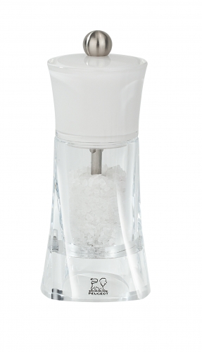Moulin à sel 14 cm Molène Blanc Acryl