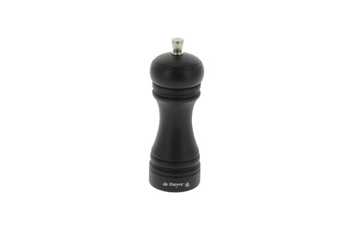 Moulin à sel JAVA 14 cm, mécanisme métal Noir Mat
