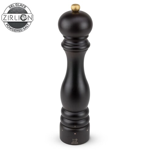 Moulin à Sel Manuel 27 cm en Bois Chocolat PARIS U\'SELECT Mécanisme Zirlion