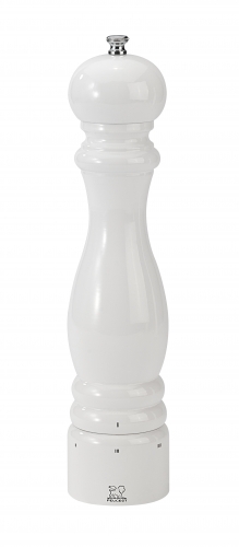 Moulin broyeur &agrave; sel 30 cm Paris laqu&eacute; blanc