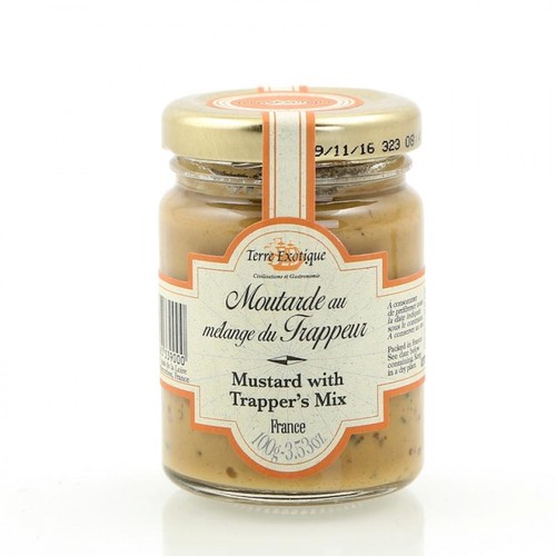 Moutarde au m&eacute;lange trappeur, 100g
