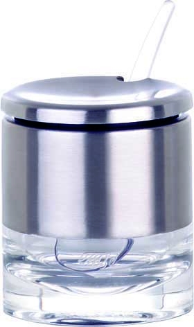 Moutardier (ou confiturier) 0.15 L Accenta chrom&eacute; Emsa