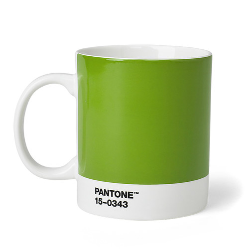 Mug Pantone en Porcelaine 37,5 cl Vert 15-0343