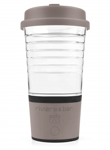 Mug Solo Tea gris taupe