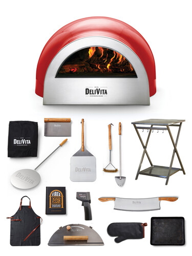 Pack Complet&nbsp;Chef Avec Four Couleur Rouge