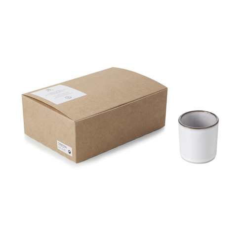 Pack de 6 tasses 8 cl Caractère Caractère blanc cumulus