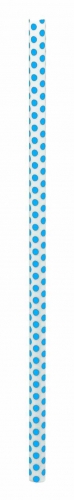 Paille Swirl blanc/bleu aqua 23 cm Zak ! Designs