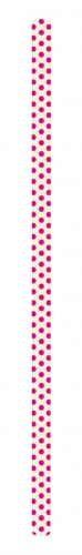 Paille Swirl blanc/fuschia 23 cm Zak ! Designs
