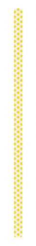 Paille Swirl blanc/jaune 23 cm Zak ! Designs