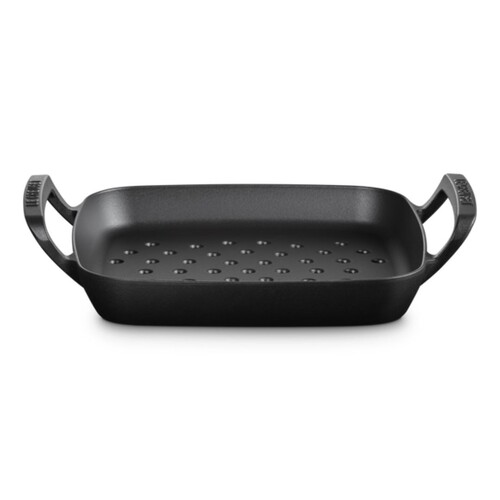 Panier à griller carré collection barbecue 30 cm Noir Mat