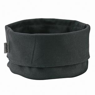 Panier &agrave; pain tissu grand mod&egrave;le noir