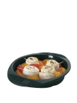 Papillote ronde noire 20 cm 2/3 personnes